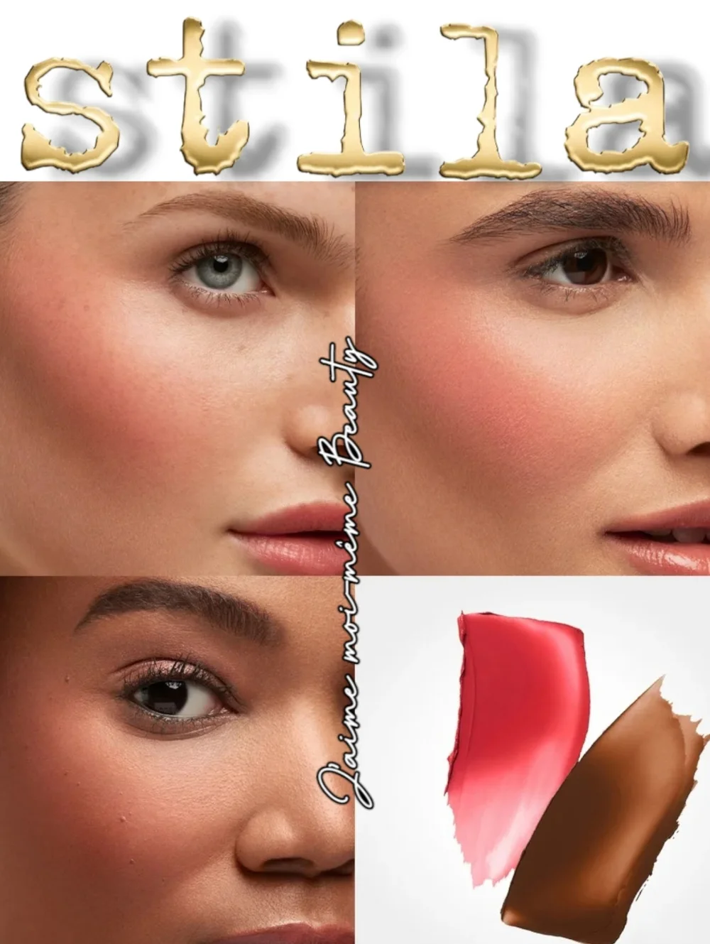 Stila Dual-Ended Blush And Bronzer Lip & Cheek Stick — Guava And Mocha